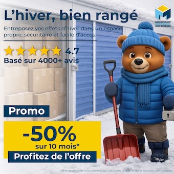 Montreal Mini Storage - St Jerome (Baron) Promotion